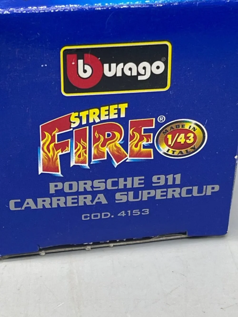 Burago Street Fire Collection Porsche 911 Carrera Supercup COD. 4153 READ New
